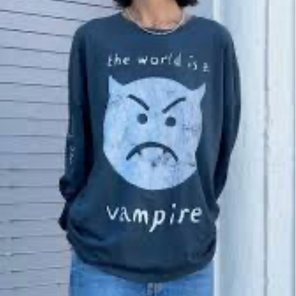 NWT Smashing Pumpkins daydreamer graphic long sleeve tee - Picture 2 of 12